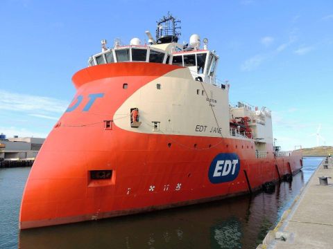 EDT JANE in IJmuiden, 21 okt 2016