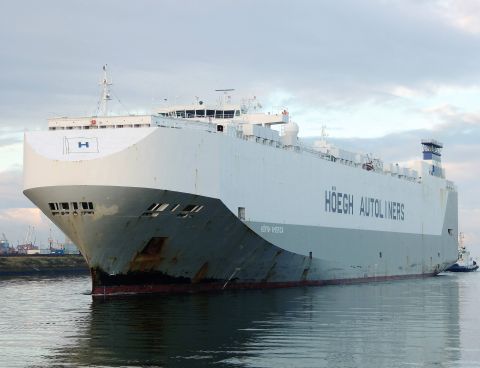 HOEGH AMERICA in IJmuiden, 21 okt 2016