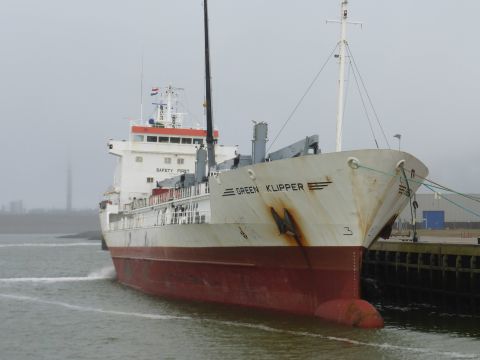 Green Klipper in IJmuiden, 7 feb 2015