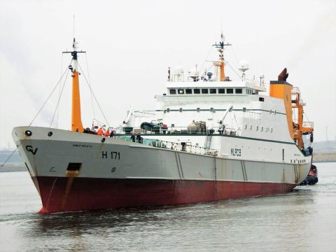 H171 CORNELIS VROLIJK FZN in IJmuiden, 25 okt 2016