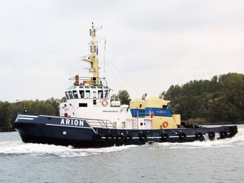 Arion (tug) in IJmuiden, 28 okt 2016