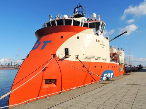 EDT JANE in IJmuiden, 29 okt 2016