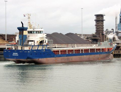 EMUNA in IJmuiden, 1 nov 2016