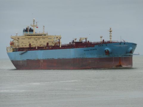 Maersk Promise in IJmuiden, 10 feb 2015