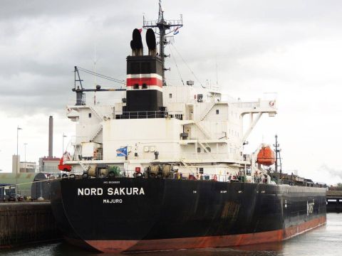 NORD SAKURA in IJmuiden, 3 nov 2016