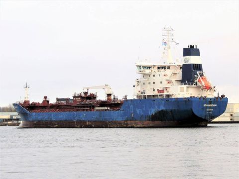BRO NAKSKOV in IJmuiden, 16 nov 2016