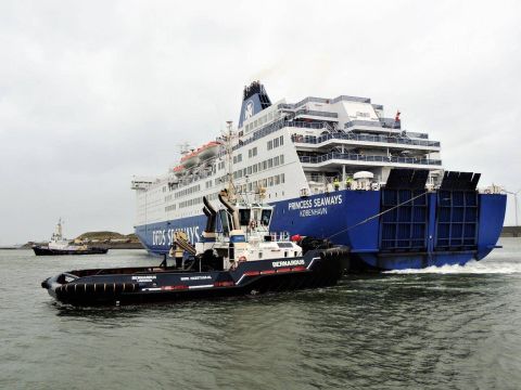 PRINCESS SEAWAYS in IJmuiden, 20 nov 2016