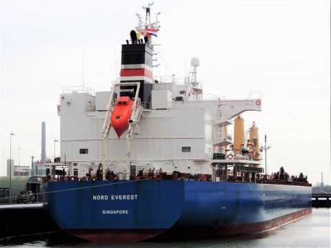 NORD EVEREST in IJmuiden, 21 nov 2016