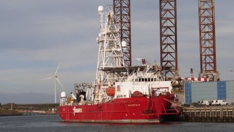 Bucentauer in IJmuiden, 22 nov 2016