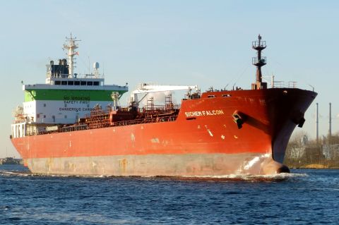 SICHEM FALCON in IJmuiden, 25 nov 2016