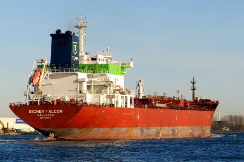 SICHEM FALCON in IJmuiden, 25 nov 2016