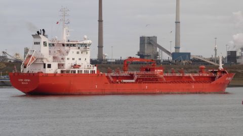 STEN HIDRA in IJmuiden, 3 dec 2016