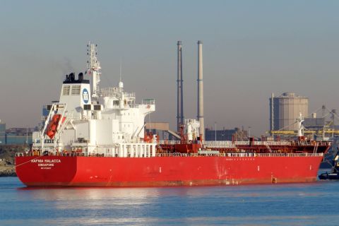 HAFNIA MALACCA in IJmuiden, 5 dec 2016