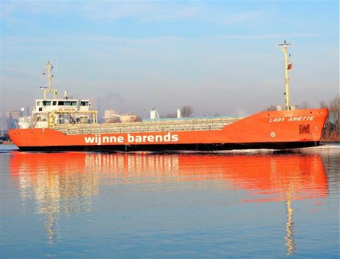 LADY ARIETTE in IJmuiden, 6 dec 2016