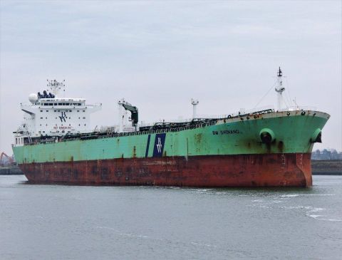 BW SHINANO in IJmuiden, 7 dec 2016
