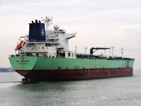 BW SHINANO in IJmuiden, 7 dec 2016