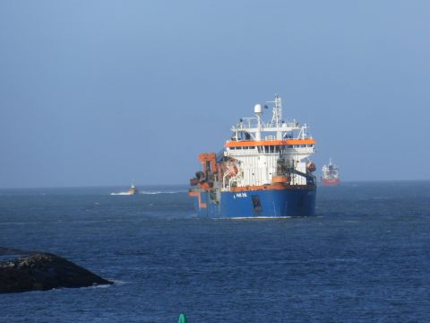Ham 316 in IJmuiden, 17 feb 2015