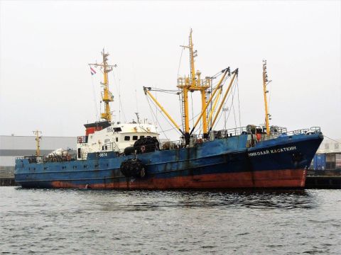 NIKOLAY KASATKIN in IJmuiden, 13 dec 2016