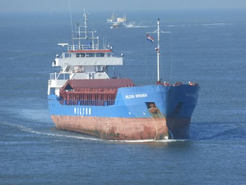 Wilson Bremen in IJmuiden, 18 feb 2015