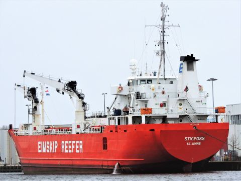 Stigfoss in IJmuiden, 25 dec 2016