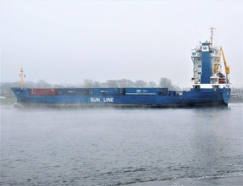 Frej in IJmuiden, 29 dec 2016