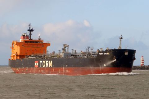 TORM SAONE in IJmuiden, 2 jan 2017