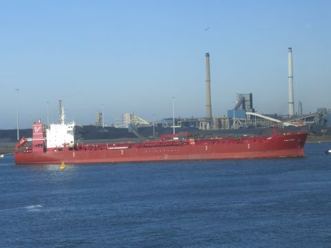 Lynda Victory in IJmuiden, 18 feb 2015