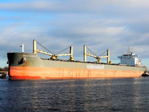 GEORG OLDENDORFF in IJmuiden, 5 jan 2017