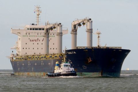 SALTA in IJmuiden, 5 jan 2017