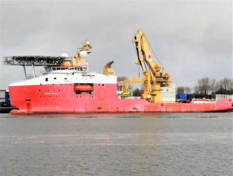 NORMAND REACH in IJmuiden, 10 jan 2017