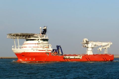 Siem N-sea in IJmuiden, 19 feb 2015