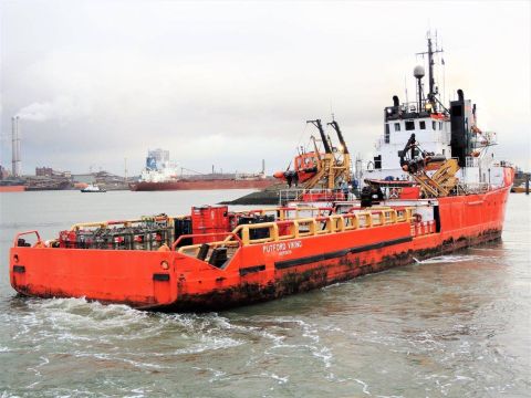 PUTFORD VIKING in IJmuiden, 10 jan 2017