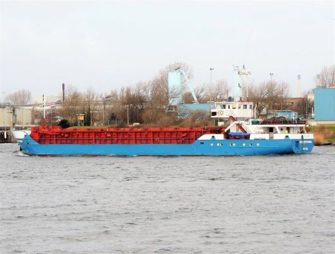 ERIC HAMMANN in IJmuiden, 12 jan 2017