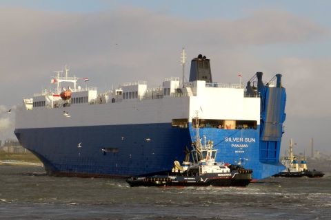 SILVER SUN in IJmuiden, 14 jan 2017