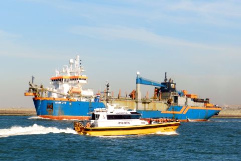Ham 316 in IJmuiden, 19 feb 2015