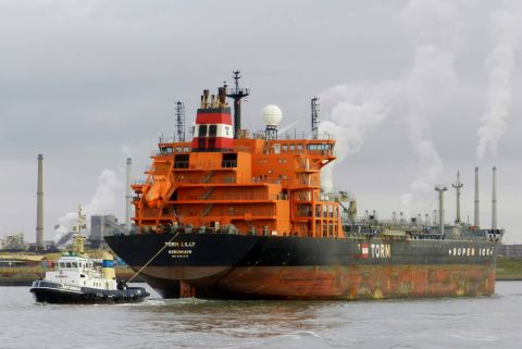 Torm Lilly in IJmuiden, 15 jan 2017