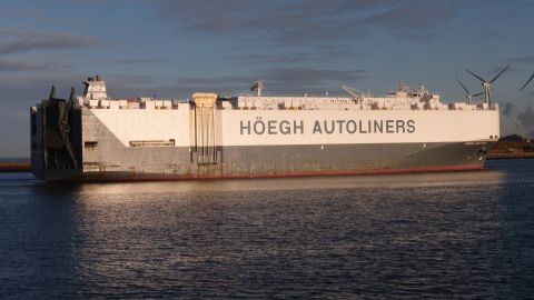 HOEGH NEW YORK in IJmuiden, 16 jan 2017