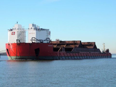 BOABARGE 37 in IJmuiden, 20 jan 2017
