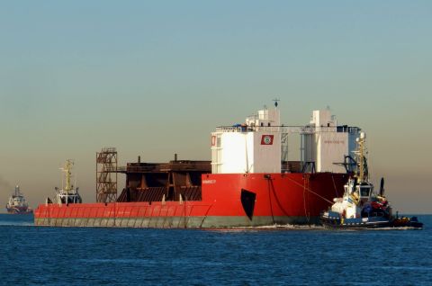 BOABARGE 37 in IJmuiden, 20 jan 2017