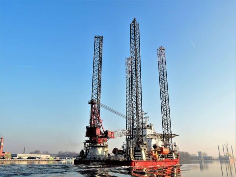 SEAJACKS LEVIATHAN in IJmuiden, 22 jan 2017