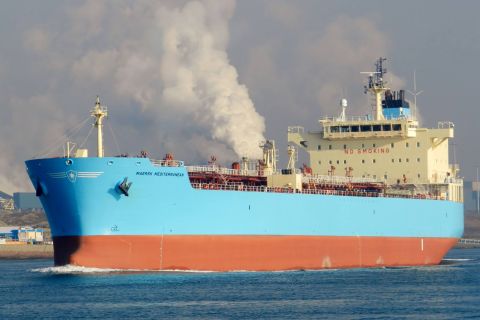 MAERSK MEDITERRANEAN in IJmuiden, 22 jan 2017