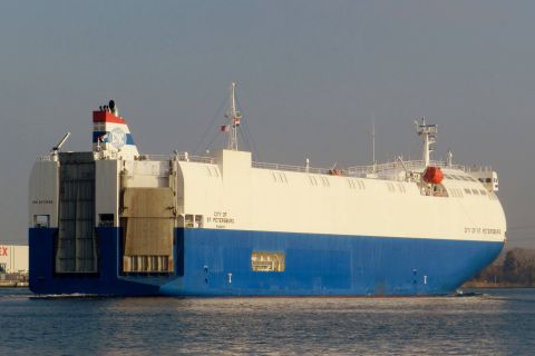 City Of St. Petersburg in IJmuiden, 26 jan 2017