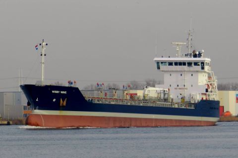 WISBY WAVE in IJmuiden, 27 jan 2017