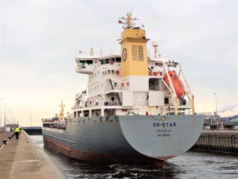 EK-STAR in IJmuiden, 28 jan 2017