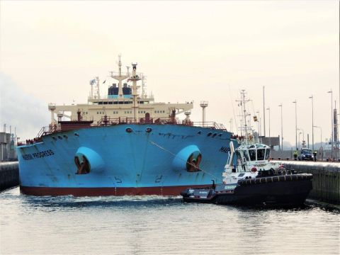MAERSK PROGRESS in IJmuiden, 4 feb 2017
