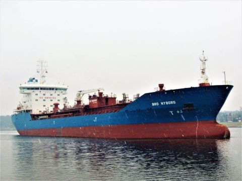 BRO NYBORG in IJmuiden, 11 feb 2017