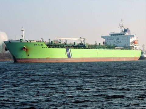BW HAWK in IJmuiden, 13 feb 2017
