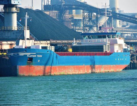 FLUVIUS TEIGN in IJmuiden, 13 feb 2017