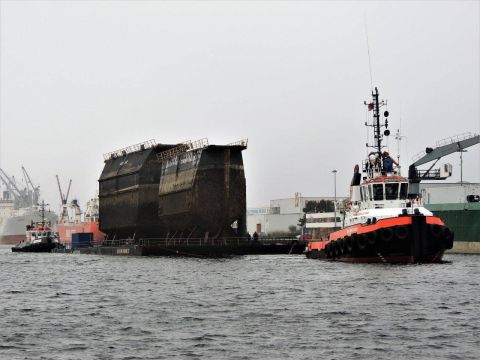 Oude Sluisdeuren 20-02-17 in IJmuiden, 20 feb 2017