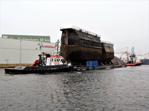 Oude Sluisdeuren 20-02-17 in IJmuiden, 20 feb 2017